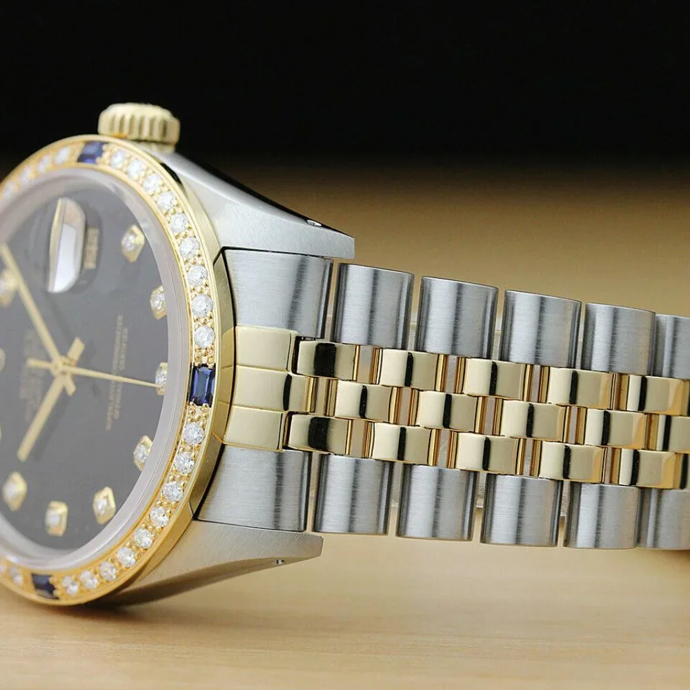 Rolex Men's Two Tone Diamond Watch! Mint!